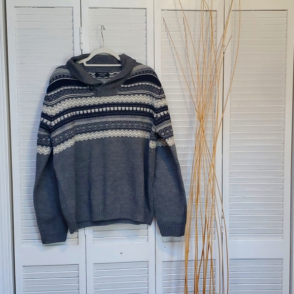 Cedarwood State Pullover Isle Sweater with Elbow Pads Size XL - Picture 2 of 8